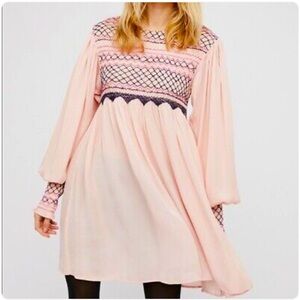 FREE PEOPLE Late Night Dress in Pink *Large*
